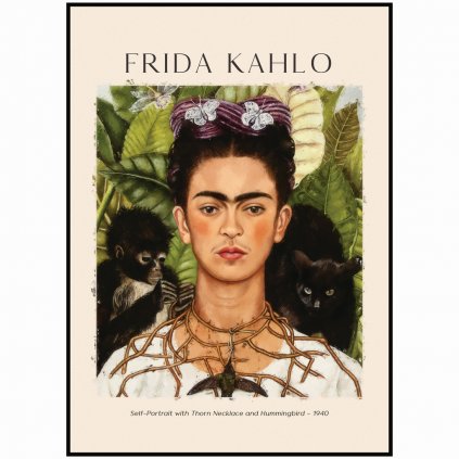 Frida Kahlo - Autoportrét s opicemi 1940