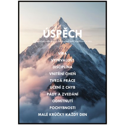 Motivační plakát - Úspěch
