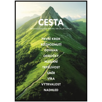 Motivační plakát - Cesta