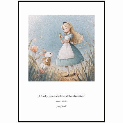 594 plakat Alenka v risi divu