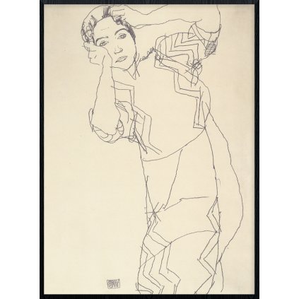 Plakát Egon Schiele -  Friederike Maria