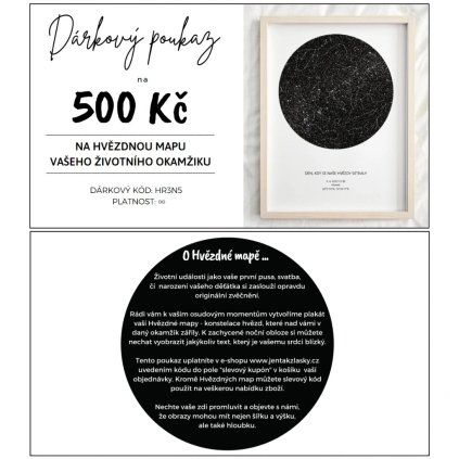 734 3 elektronicky darkovy poukaz hvezdna mapa na 500 kc 1000 kc 1500 kc