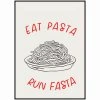 604 bezecky plakat eat pasta