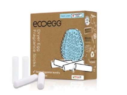 EcoEgg tyčinky pro vajíčko do sušičky prádla, vůně Svěží bavlna