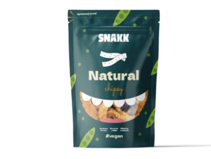 SNAKK luštěninové chipsy NATURAL 70 g