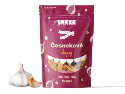 SNAKK luštěninové chipsy ČESNEK 70 g
