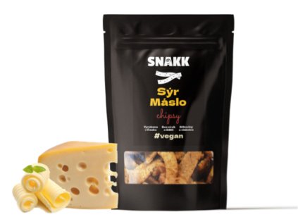 SNAKK luštěninové chipsy SÝR MÁSLO 70 g