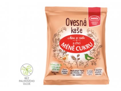 semix Ovesná kaše -80 % cukru, 65 g