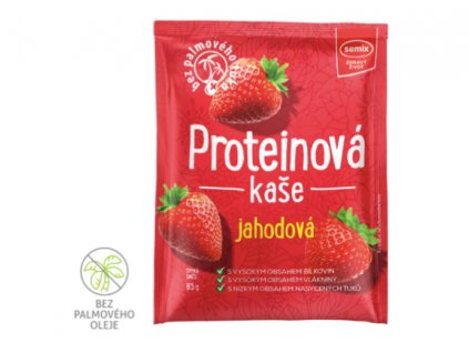 semix Ovesná proteinová kaše JAHODA, 65 g