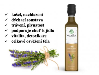 Farmářský bylinný sirup YZOP 320 g (250 ml)