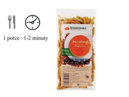 Damodara Instantní polévka do hrnku FAZOLOVÁ 38 g