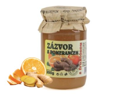 Ovocná pomazánka Klášterní officína ZÁZVOR s POMERANČEM