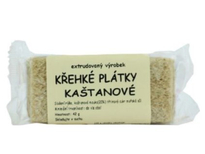 Křehké plátky zn. Natural KAŠTANOVÉ 42 g