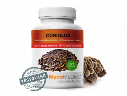 Coriolus 50% 90 kapslí á 500 mg extraktu