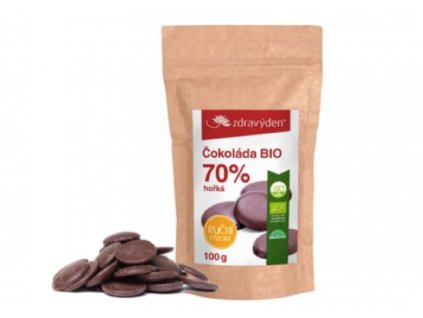 BIO čokoláda hořká 70% Zdravý den® 100 g
