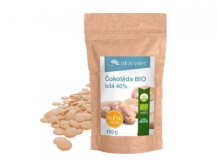 BIO čokoláda bílá 40% Zdravý den® 100 g