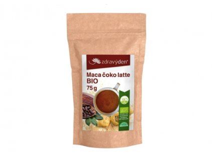 bio čoko maca latte