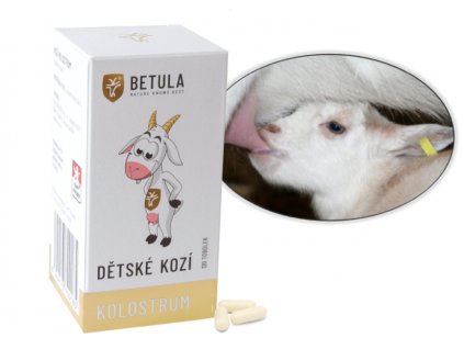 BETUA Kolostrum KOZÍ dětské 120 tobolek