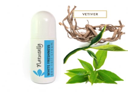 Přírodní deodorant rollon krém WHITE FRESHNESS 50 ml složení