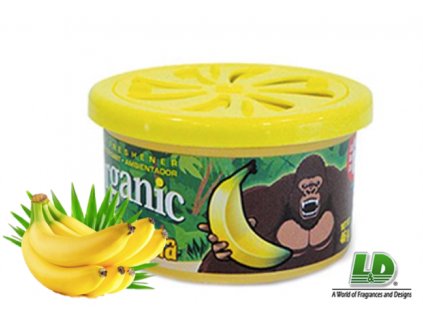 LD-AROMATIC ORGANIC přírodní vůně v plechovce DIVOKÝ BANÁN