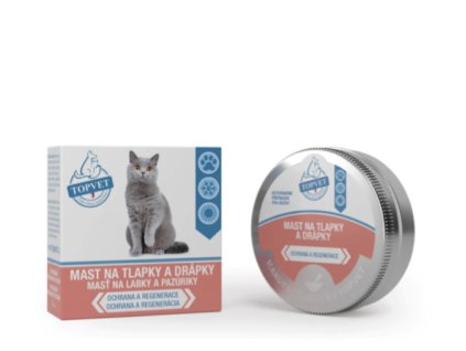 Mast na tlapky a drápky pro kočky 30 ml