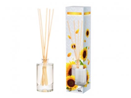 BISPOL Difuzér vonné tyčinky SUNFLOWERS (slunečnice) 45 ml
