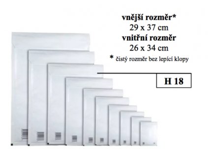 Bublinková protinárazová obálka H18