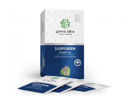 Sleepgreen čaj 5 druhů bylin s brusinkou 20 x 1,5 g