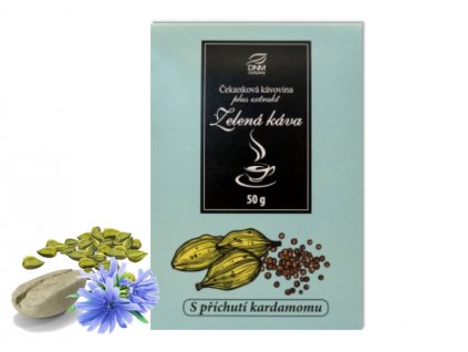 DNM Zelená káva s příchutí KARDAMOM 50 g