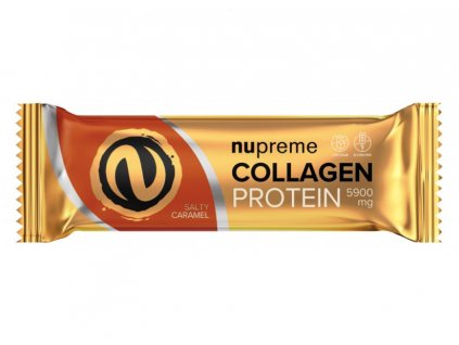 NuPreme proteinová tyčinka s kolagenem SLANÝ KARAMEL 50 g