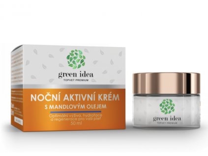 Noční aktivní krém s mandlovým olejem 50 ml