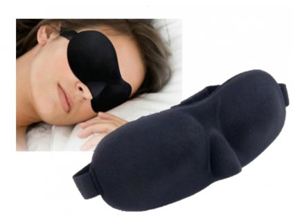 3D Tvarovaná oční maska na spaní