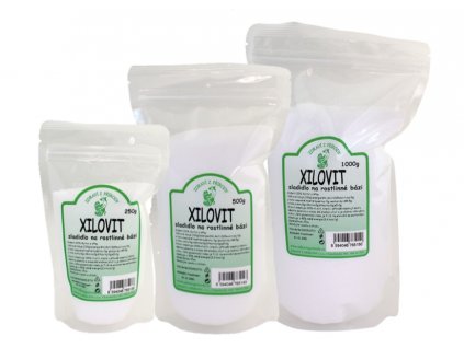 Březový cukr Xilovit (Xylitol) Zdraví z přírody