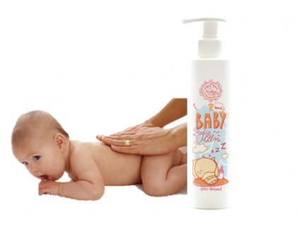 BABY Přírodní mléčný balzám po koupeli 250 ml