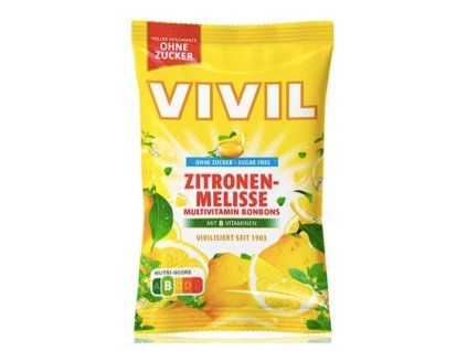VIVIL Vitamínové bonbony CITRON MEDUŇKA 60 g