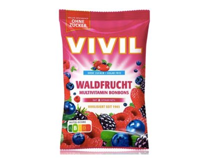 VIVIL Vitamínové bonbony LESNÍ SMĚS 60 g, bez cukru