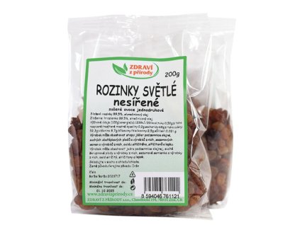rozinky světlé nesířené 200 g