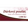 dárkový poukaz 1000 Kč