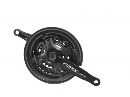 FORCE kľuky C8.2 Fe 42/34 / 24z 152mm, čierne