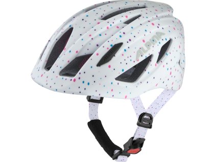 ALPINA Cyklistická prilba PICO FLASH white polka dots gloss