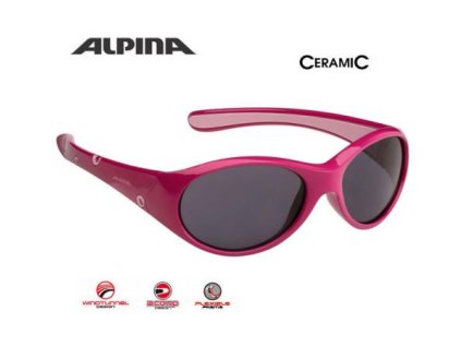 ALPINA Detské okuliare FLEXXY GIRL (Varianta ružovo-mentolové)