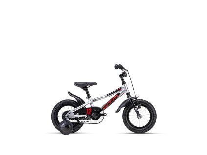 CTM BILLY - strieborná / neónovočervená 6