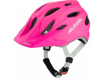 ALPINA Cyklistická prilba Carapax JR shocking-pink