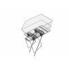 zadny kosik na nosic so systemom wsl basil cento wsl system 3 v