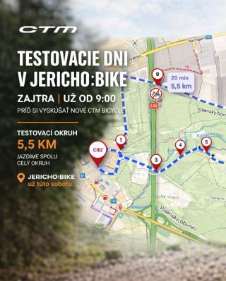Zajtra to štartuje 👇 🕘 9:00 – 17:00 📍 Jericho:Bike 🚴 Testovať budeš môcť: Koyuk CR Race / Areon PRO / Zynk PRO / Wire PRO...