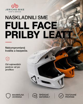 🔥 Full face prilby Leatt sú skladom. 🛡️ Nekompromisná kvalita, bezpečie a štýl pre malých jazdcov aj profíkov. 🚴‍♂️...