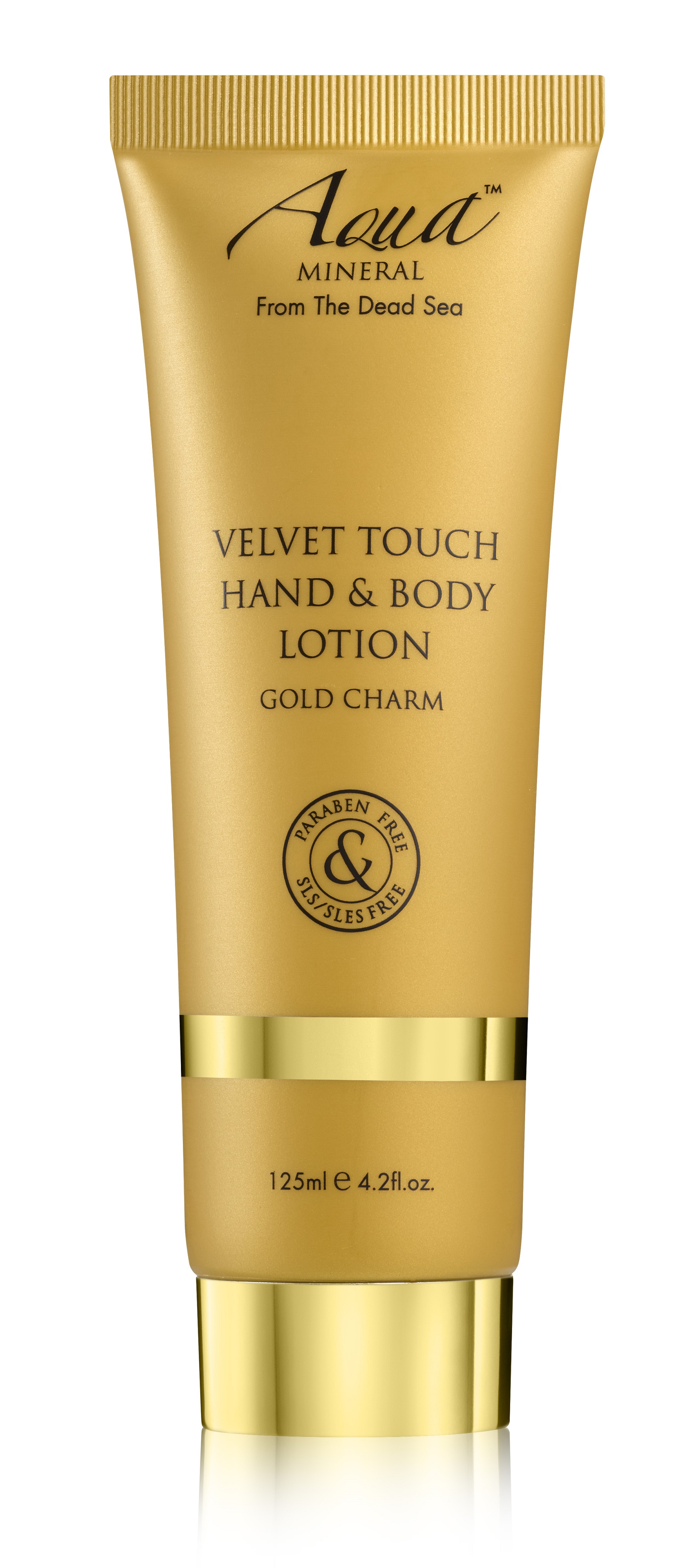 Levně Aqua Mineral Velvet Touch Hand & Body Lotion Gold Chram 125ml