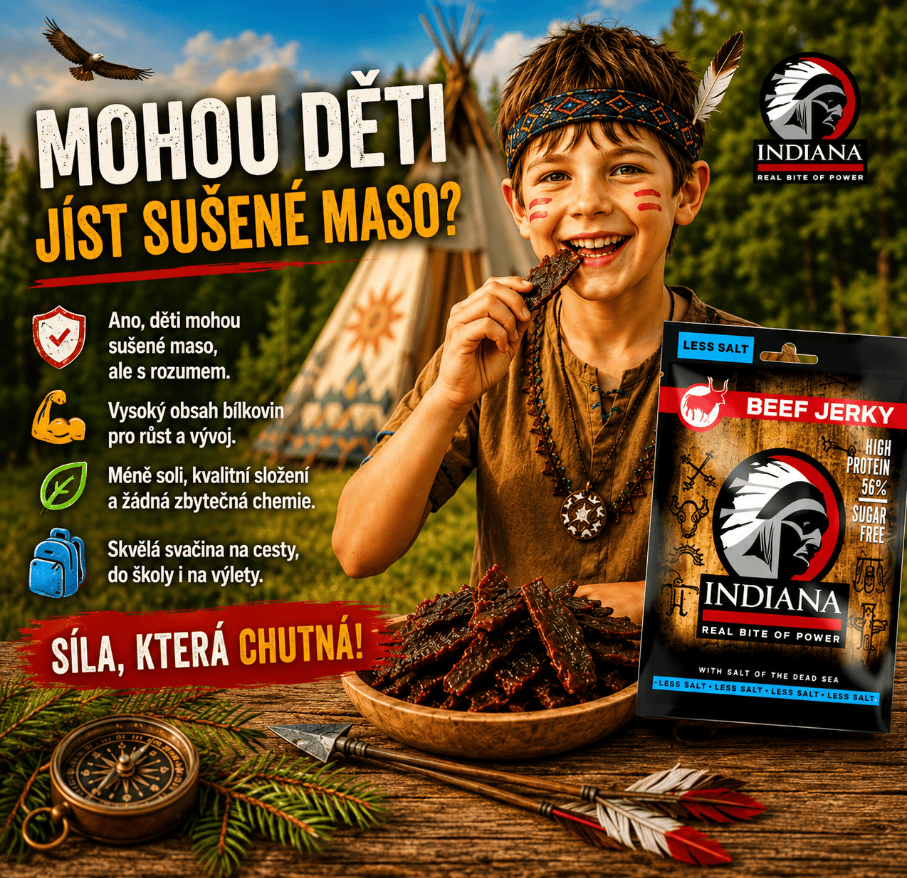 Mohou děti jíst sušené maso?