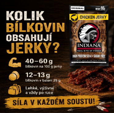 Kolik bílkovin obsahují jerky?