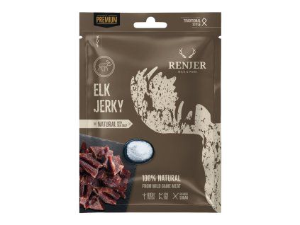 7350095861035 Elk Jerky with Sea Salt